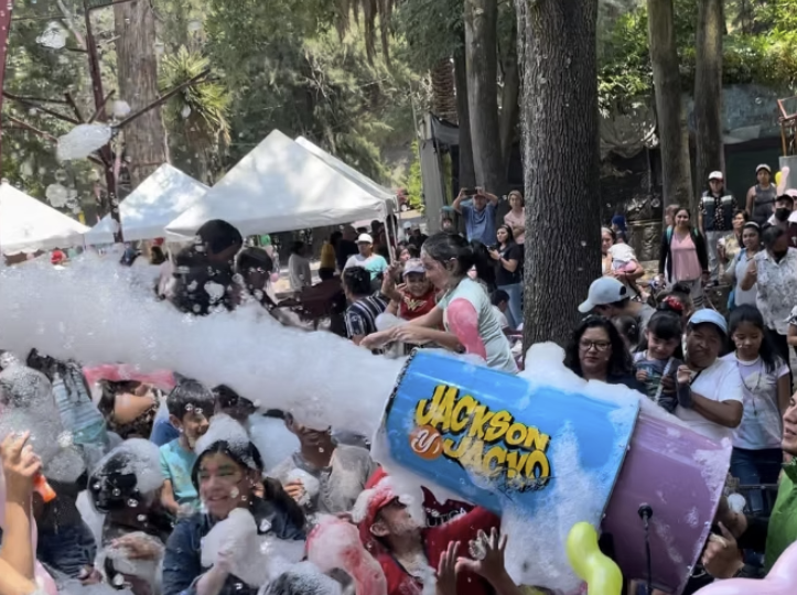 Evento espuma exterior